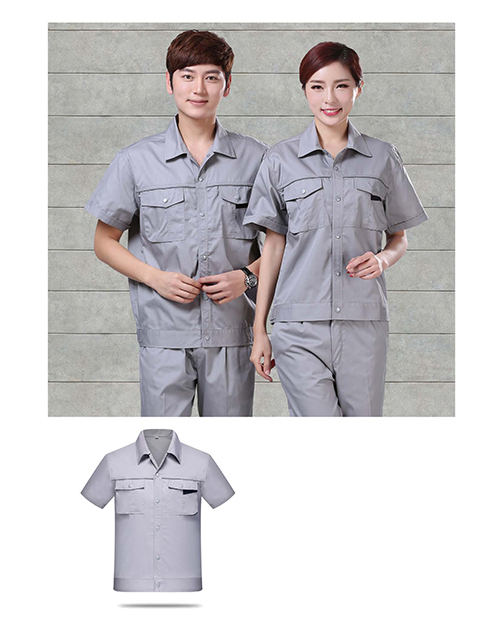 夏季短袖工作服