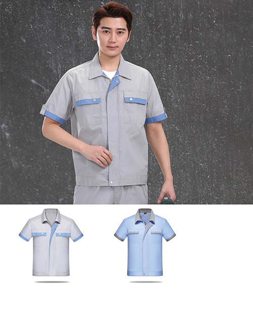 夏季短袖工作服