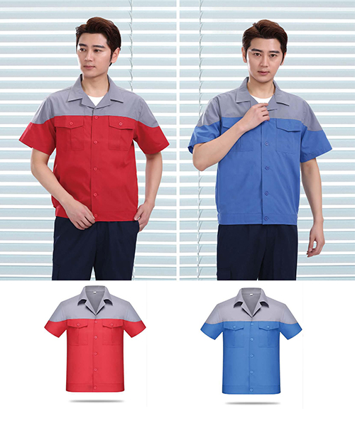 夏季短袖工作服