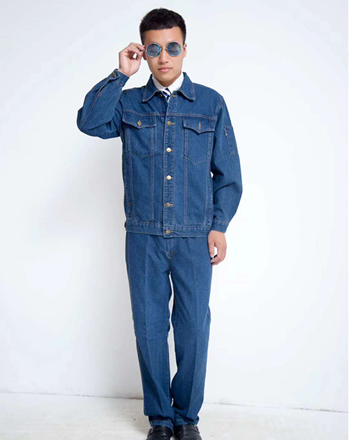 牛仔工作服