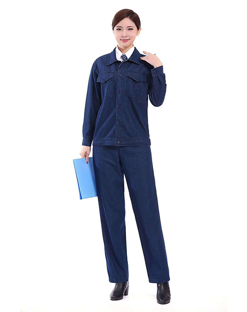 牛仔工作服