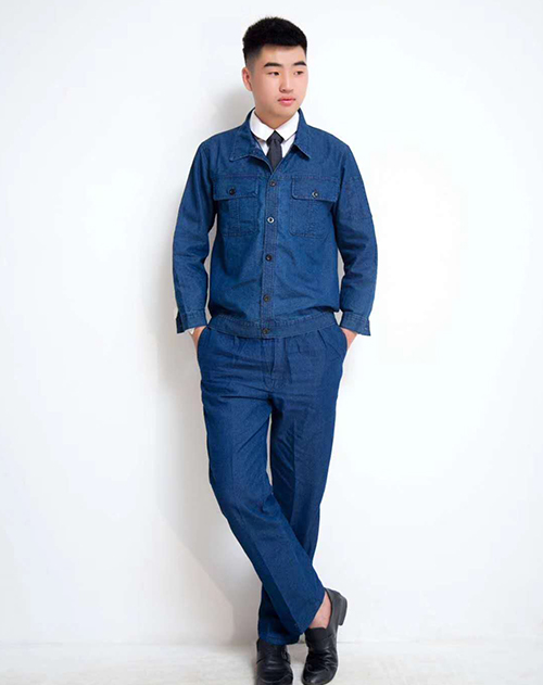 牛仔工作服