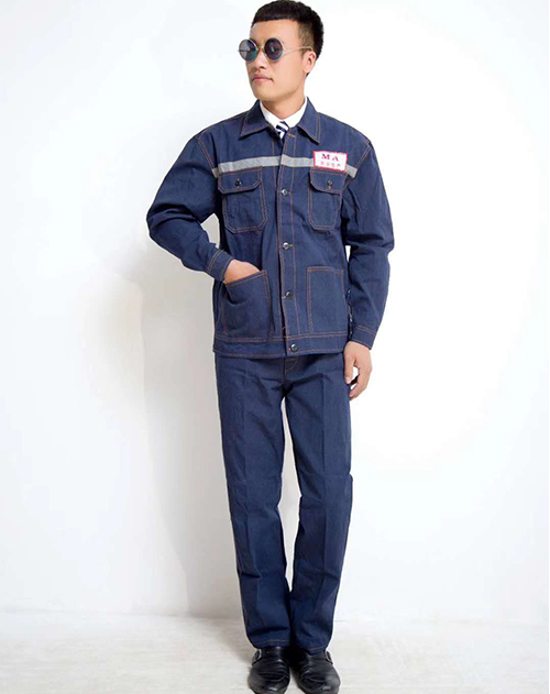 牛仔工作服